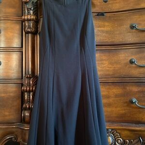 Vintage Black Sleeveless Mini Dress